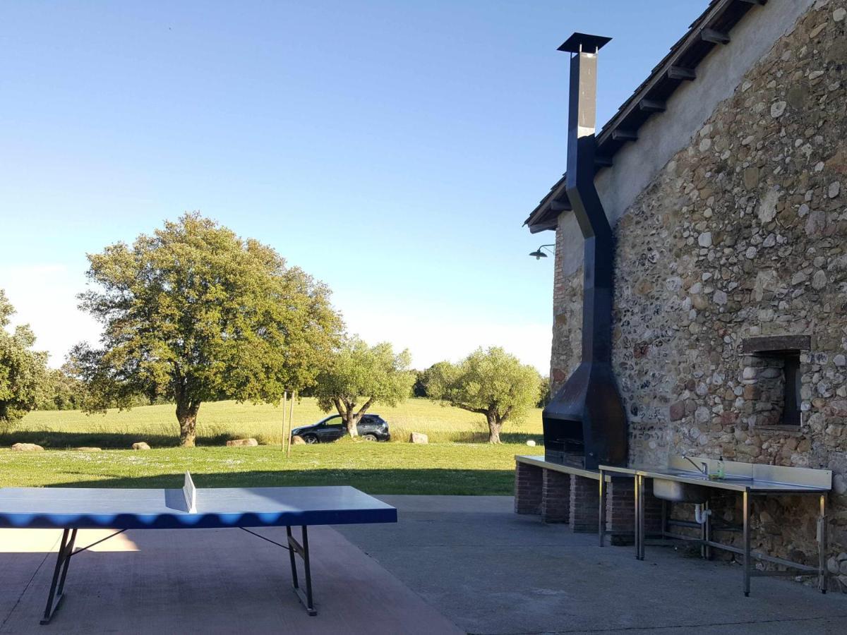 Casa rural en Girona 8 habitaciones hasta 30 personas piscina privada Cabanelles Exterior foto